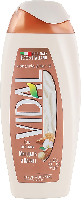 Duschgel mit Mandel - Vidal Mandorla & Karite Shower Gel — Bild N1