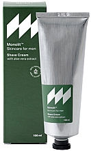 Düfte, Parfümerie und Kosmetik Rasiercreme mit Aloe Vera-Extrakt - Monolit Skincare For Men Shave Cream With Aloe Vera Extract