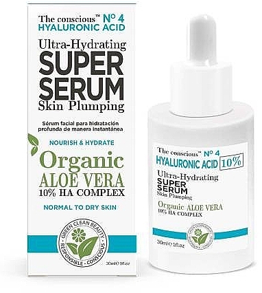 Gesichtsserum - Biovene ??? Conscious Hyaluronic Acid Ultra-hydrating Super Serum With Organic Aloe  — Bild N1