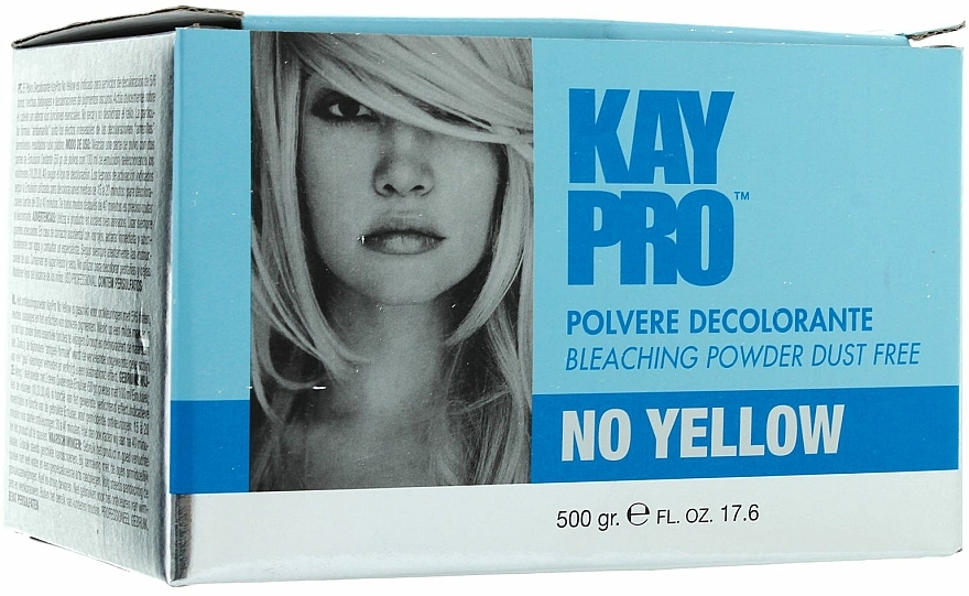 Haaraufhellungsprodukt Blau - KayPro No Yellow Bleaching Powder Dust Free — Bild N1