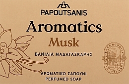 Parfümseife Weißer Moschus - Papoutsanis Aromatics Bar Soap — Bild N1