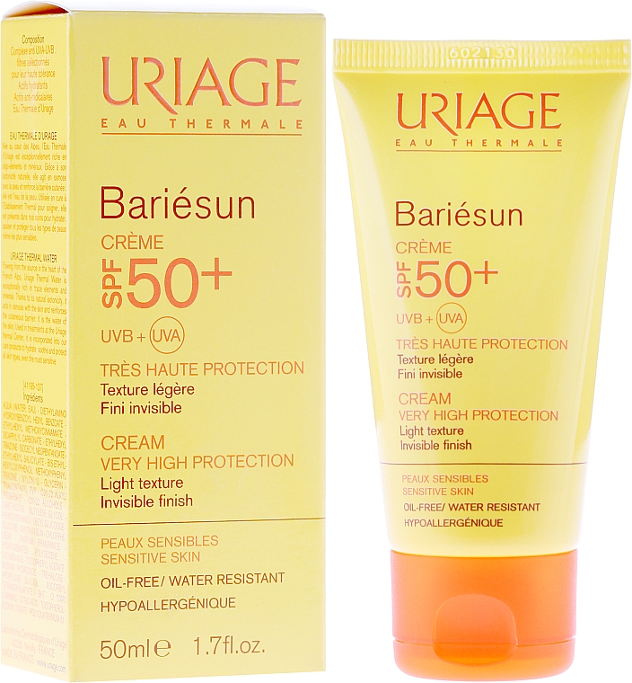 Sonnenschutzcreme für empfindliche Haut SPF 50+ - Uriage Suncare product — Foto N1