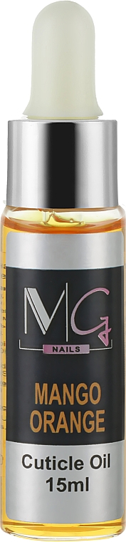 Nagelhautöl mit Pipette - MG Nails Mango Orange Cuticle Oil — Bild N1