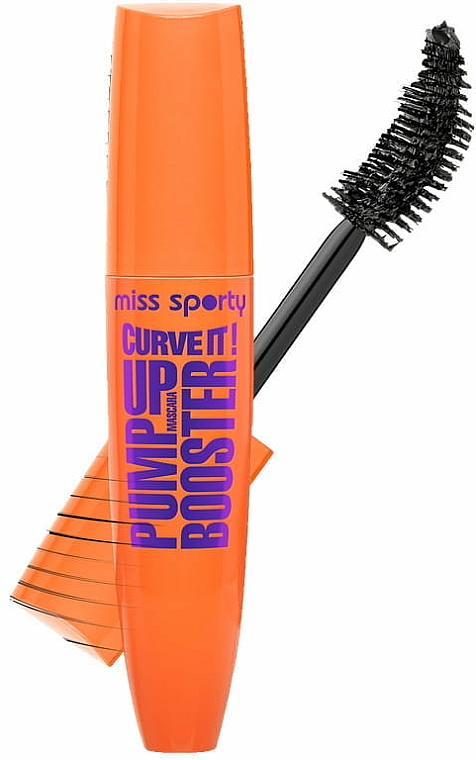 Mascara für geschwungene Wimpern - Miss Sporty Pump Up Booster Curve It Mascara — Foto N2