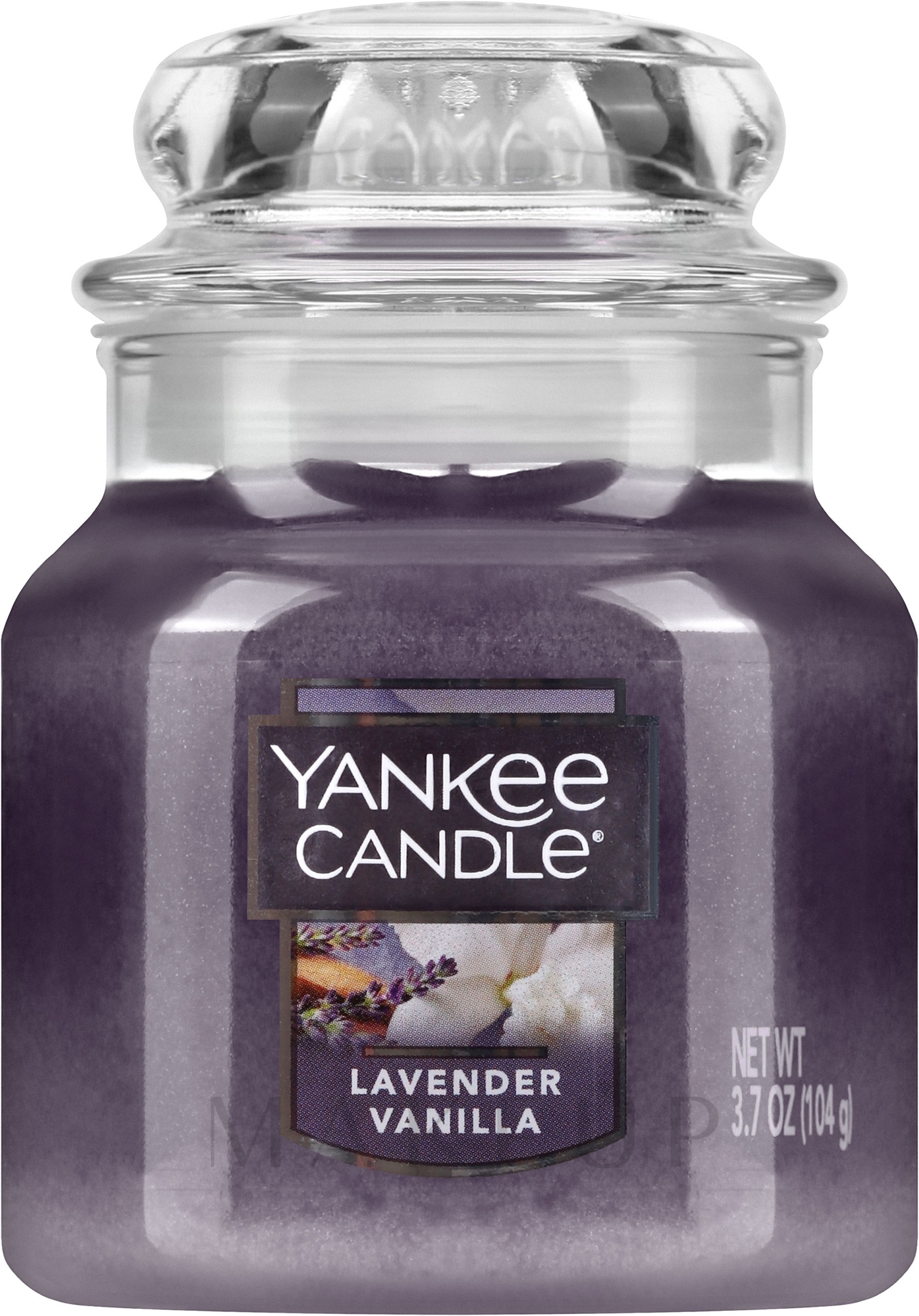 Duftkerze im Glas Lavendel und Vanille - Yankee Candle Lavender and Vanilla — Bild 104 g