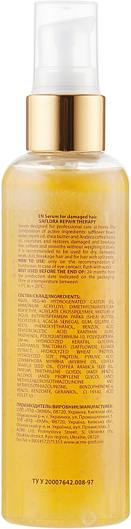 Serum für geschädigtes Haar - Demira Professional Saflora Repair Therapy — Bild N2
