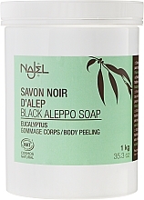 Schwarze Aleppo-Seife mit Eukalyptus - Najel Black Aleppo Soap Eucalyptus Body Peeling — Bild N3
