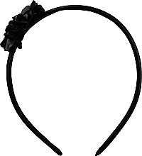 Düfte, Parfümerie und Kosmetik Dekoratives Haarband FA-5706 schwarz mit Blume - Donegal