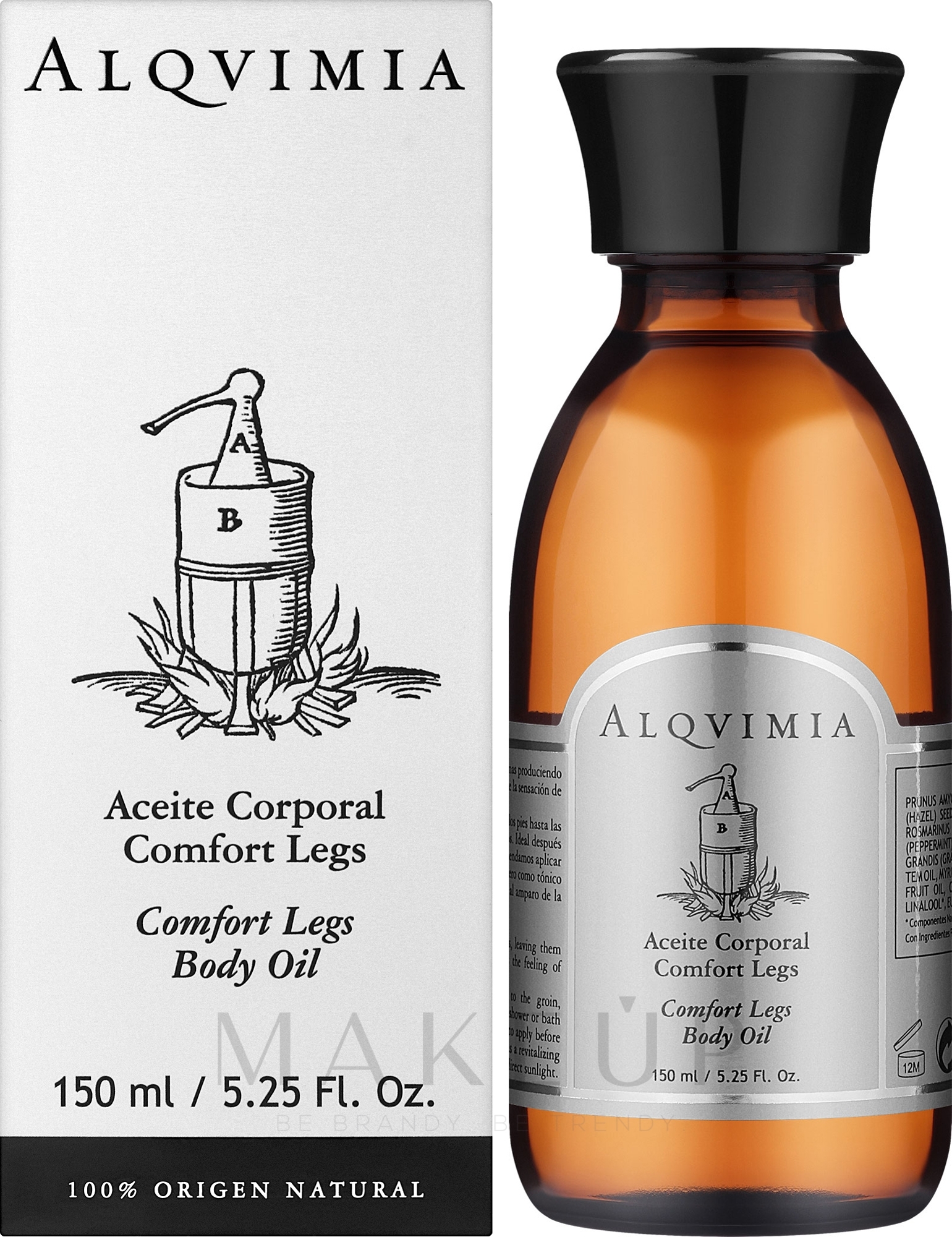 Fußöl - Alqvimia Comfort Legs Body Oil — Bild 150 ml