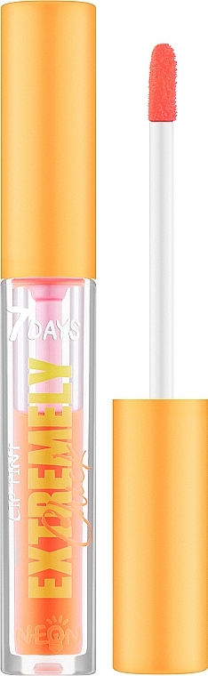 Lipgloss mit Glow-Effekt - 7 Days UVglow Neon Extremely Chick Lip Tint — Bild N1