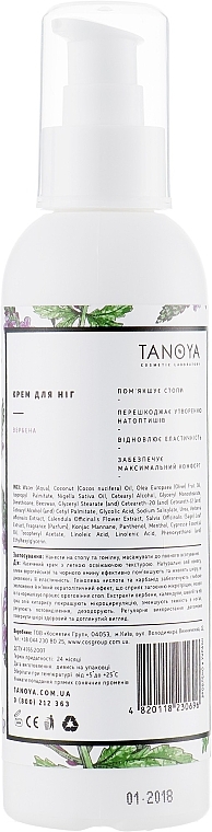 Fußcreme mit Verbena - Tanoya Paraffintherapie — Bild N2