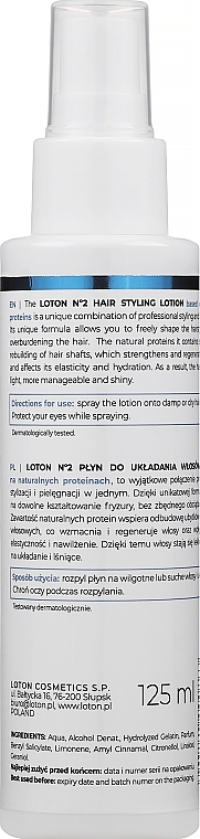 Haarstyling-Lotion - Loton 2 Hair Styling Liquid — Bild N2