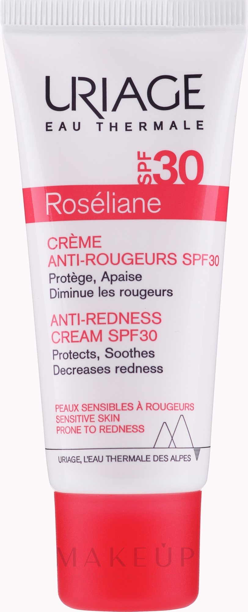 Anti-Rötungen Gesichtscreme für empfindliche Haut SPF 30 - Uriage Roseliane Anti-Redness Cream SPF30 — Bild 40 ml