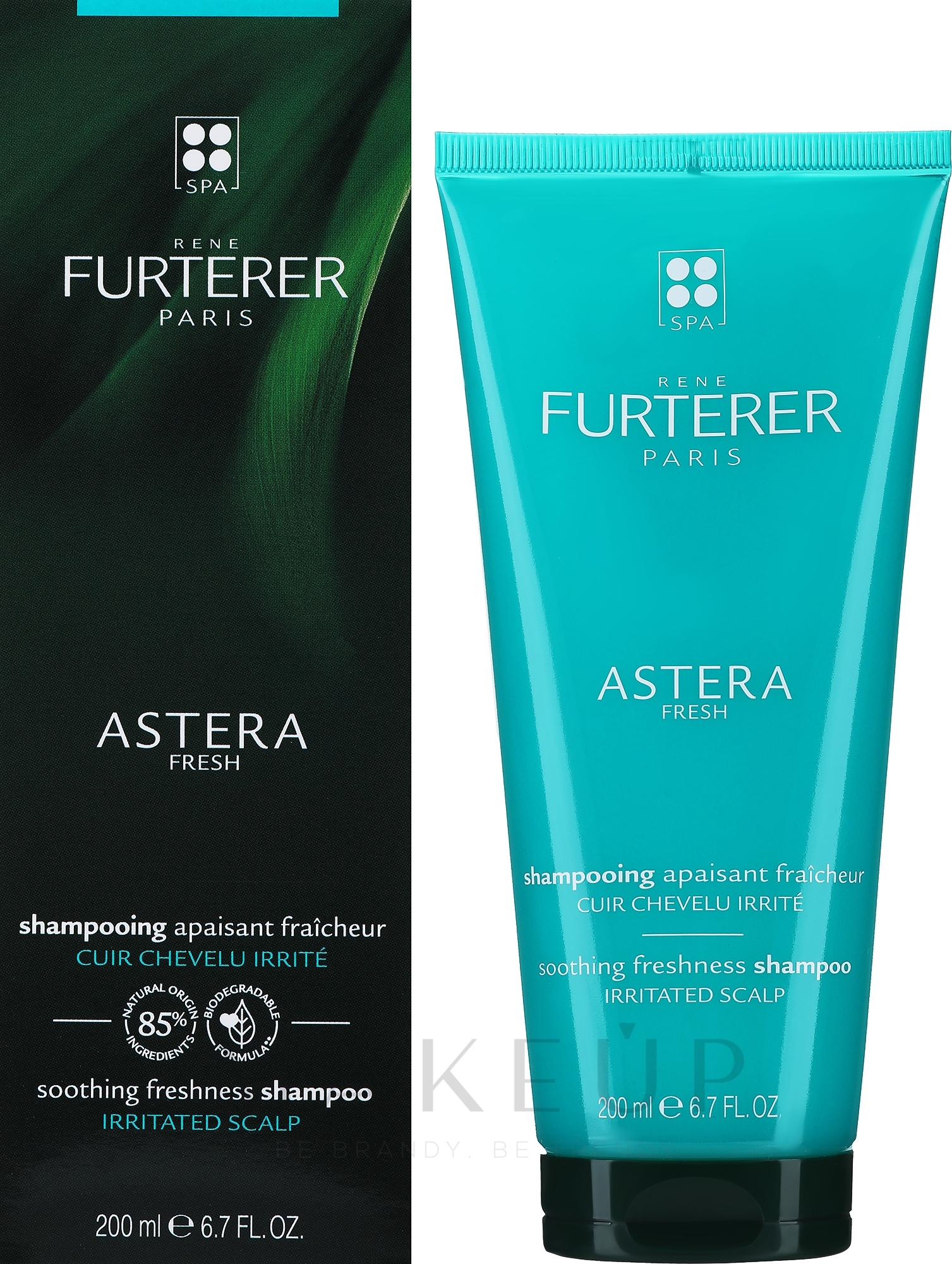 Beruhigendes Shampoo für gereizte und juckende Kopfhaut - Rene Furterer Astera Fresh Soothing Freshness Shampoo — Bild 200 ml