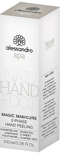 Handpeeling mit süßem Mandelöl - Alessandro International Spa Magic Manicure 2-Phase Hand Peeling — Bild N2