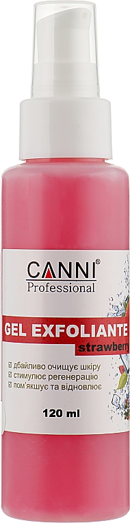 Peeling-Gel mit Erdbeere - Canni Gel Exfoliant Strawberry — Bild N3