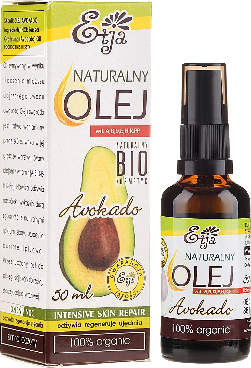100% natürliches Avocadoöl - Etja Natural Oil — Bild N1