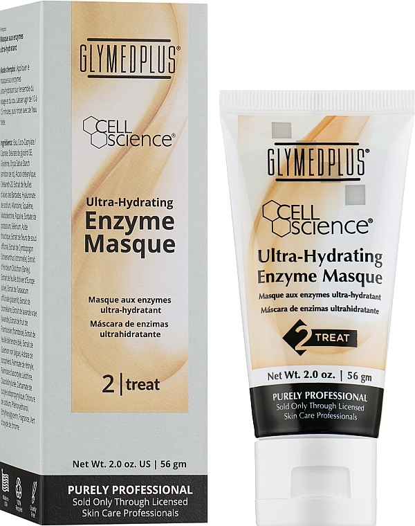 Feuchtigkeitsspendende Gesichtsmaske mit Enzymen - GlyMed Plus Cell Science Ultra-Hydrating Enzyme Masque — Bild N2