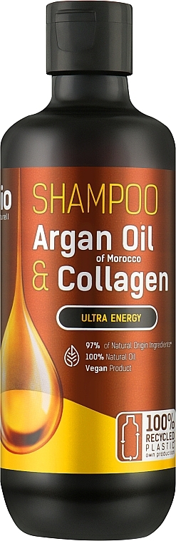 Haarshampoo Argan Oil of Morocco & Collagen - Bio Naturell Shampoo — Bild N1