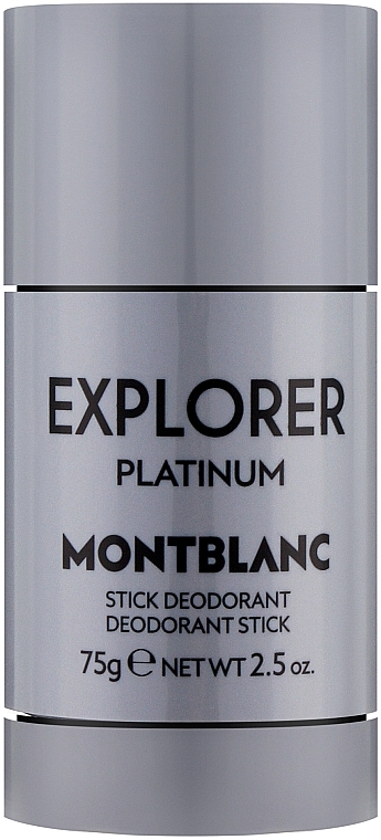Montblanc Explorer Platinum Deodorant Stick - Parfümierter Deostick — Bild N1