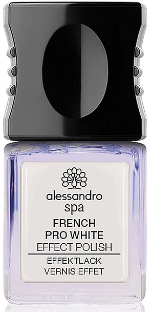 Nagellack für French-Maniküre - Alessandro International Spa Pro White French Effect Polish  — Bild N1