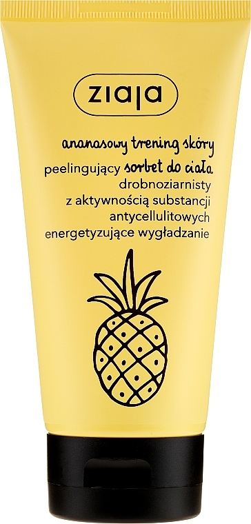 Glättendes und energetisierendes Anti-Cellulite Körperpeeling mit Ananasextrakt - Ziaja Pineapple Body Scrub — Bild N1
