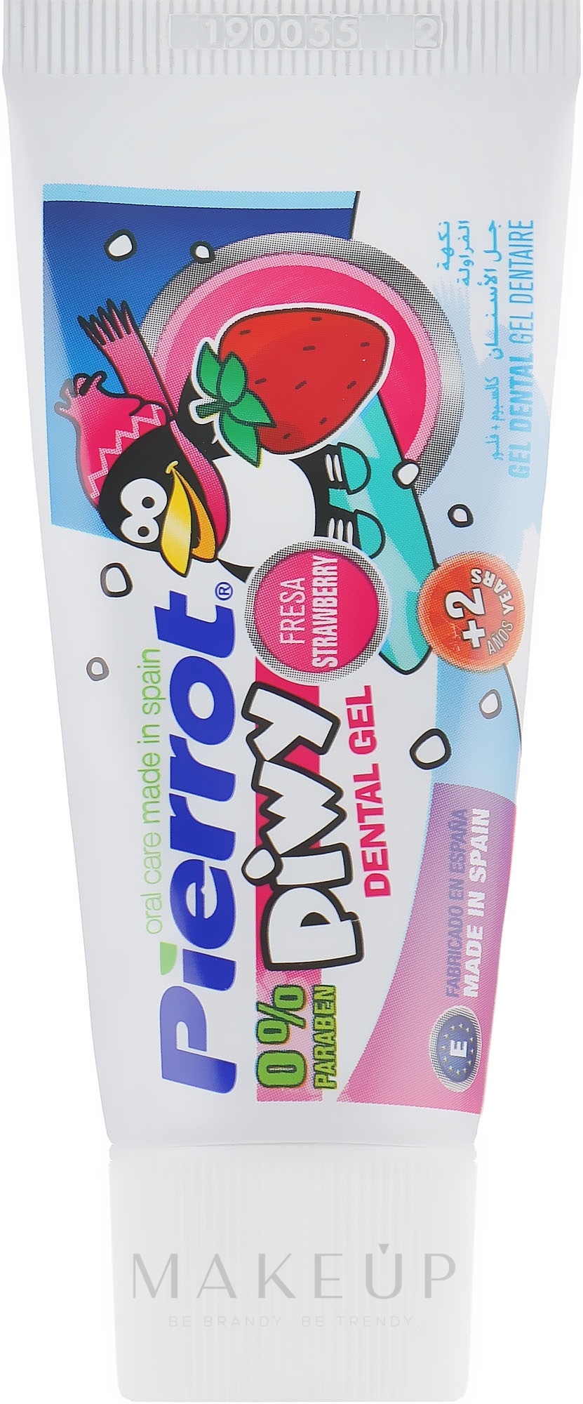 Kinderzahngel mit Erdbeergeschmack - Pierrot Piwi  — Bild 30 ml