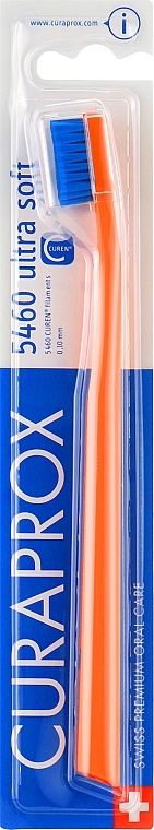 Zahnbürste ultra weich CS 5460 orange-blau - Curaprox — Bild N1