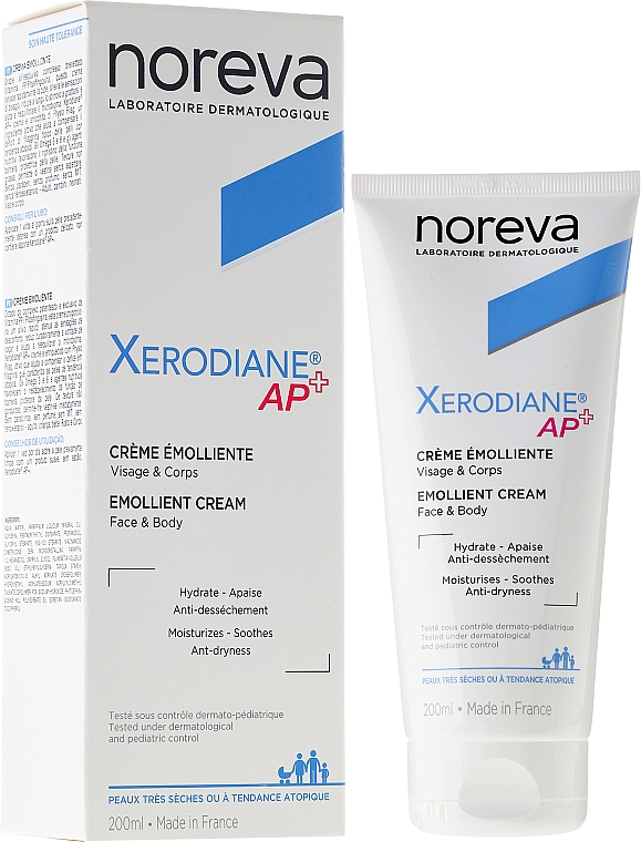 Feuchtigkeitsspendende und beruhigende Gesichts- und Körpercreme - Noreva Laboratoires Xerodiane AP+ Creme Emolliente — Bild N1