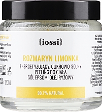 Düfte, Parfümerie und Kosmetik Zucker-Körperpeeling mit Rosmarin, Limette und Reisöl - Iossi Body Scrub