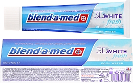 Düfte, Parfümerie und Kosmetik Zahnpasta 3D White Fresh Cool Water - Blend-a-med 3D White Fresh Cool Water Toothpaste