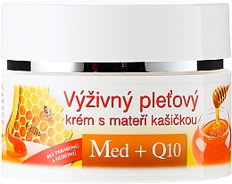 Nährende Gesichtscreme mit Honig und Q10 - Bione Cosmetics Honey + Q10 Cream — Bild N2