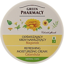 Erfrischende und feuchtigkeitsspendende Gesichtscreme mit Ringelblume - Green Pharmacy Refreshing And Moisturizing Cream — Bild N1