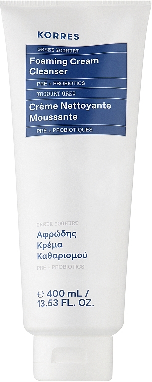 Waschschaum - Korres Greek Yoghurt Foaming Cream Cleanser Pre+ Probiotics — Bild N1