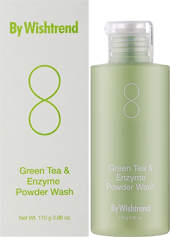 Gesichtsreinigungspulver mit grünem Tee und Enzymen - By Wishtrend Green Tea & Enzyme Powder Wash — Bild N2