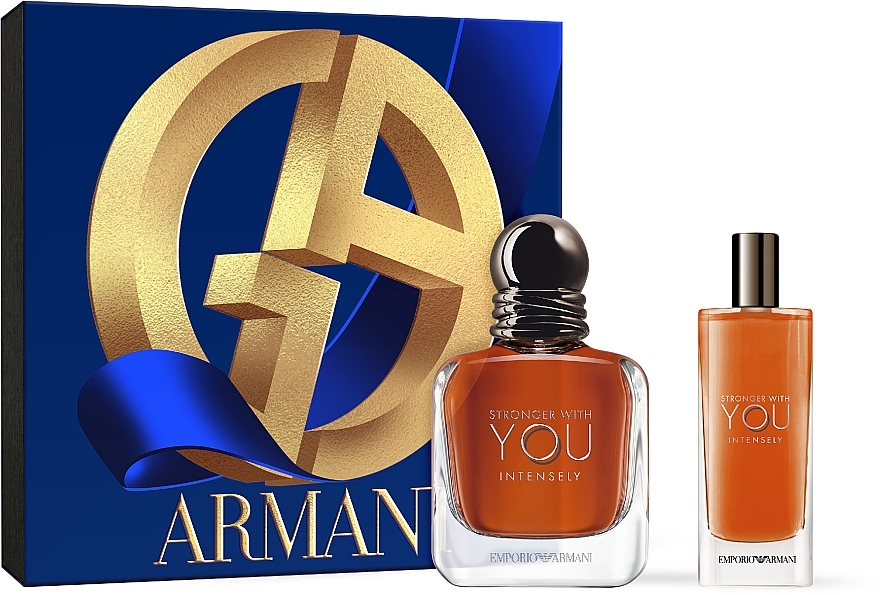 Giorgio Armani Emporio Armani Stronger With You Intensely - Duftset (Eau /50 ml + Eau /15 ml) — Bild N2