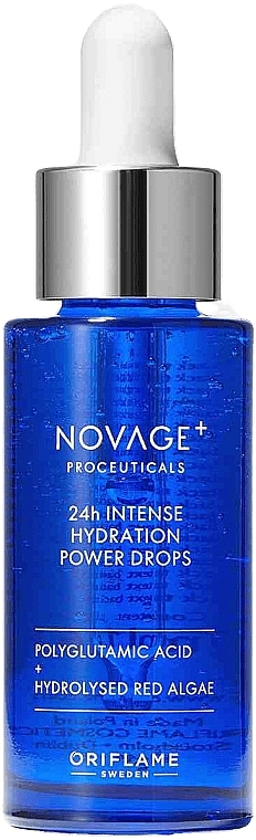 Feuchtigkeitsspendendes Serum - Oriflame Novage+ Proceuticals 24H Hydration Power Drops — Bild N1