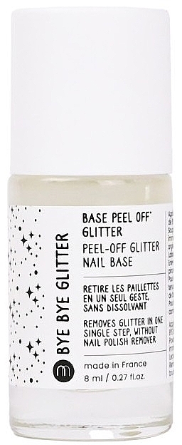 Nagelbasis - Nailmatic Bye Bye Glitter Base Peel Off  — Bild N1