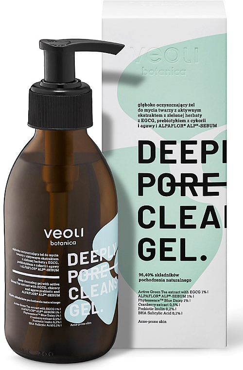 Waschgel - Veoli Botanica Deeply Pore Cleansing Gel — Bild N1