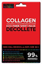 Düfte, Parfümerie und Kosmetik Zellerneuernde Anti-Aging Tuchmaske für das Dekolleté mit Meereskollagen 30+ - Beauty Face IST Skin Cell Reneval & Anti Age Decolette Mask Marine Collagen