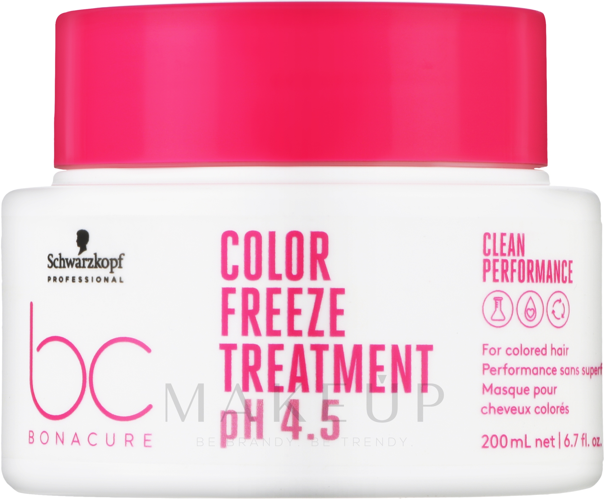 Maske für coloriertes Haar - Schwarzkopf Professional Bonacure Color Freeze Treatment pH 4.5 — Bild 200 ml