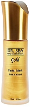 Düfte, Parfümerie und Kosmetik Pflegende Anti-Aging Gesichtsmaske mit Gold und Retinol - Dr. Sea Gold & Retinol Facial Mask