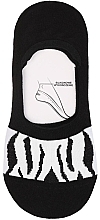 Damensocken Zebra schwarz - Moraj — Bild N1