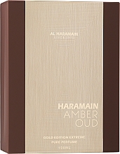 Al Haramain Amber Oud Gold Edition Extreme Pure Perfume Gift Set - Duftset (Parfum 100 ml + Zerstäuber 10 ml)  — Bild N2