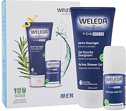 Körperpflegeset - Weleda For Men Gift Set (Duschgel 200ml + Deo Roll-on 50ml) — Bild N1