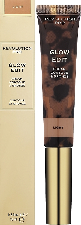 Cremiger Bronzer-Korrektor - Revolution Pro Glow Edit Cream Contour & Bronze — Bild N2