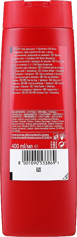 Shampoo-Duschgel - Old Spice Bearglove 3in1  — Bild N2