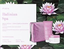 Körperpflegeset - Pupa Balinian Spa Kit 2 (Duschcreme 300ml + Körpercreme 150ml + Kosmetiktasche) — Bild N1