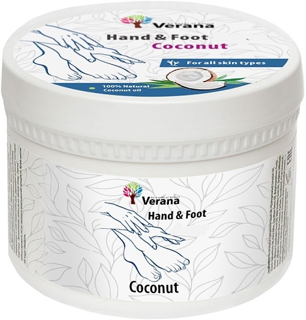 Hand- und Fußpeeling Kokosnuss - Verana Hand & Foot Scrub Coconut  — Bild N1