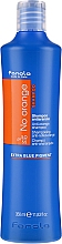 Düfte, Parfümerie und Kosmetik Fanola No Orange Extra Blue Pigment Shampoo - Farbneutralisierendes Shampoo für dunkel gefärbtes Haar